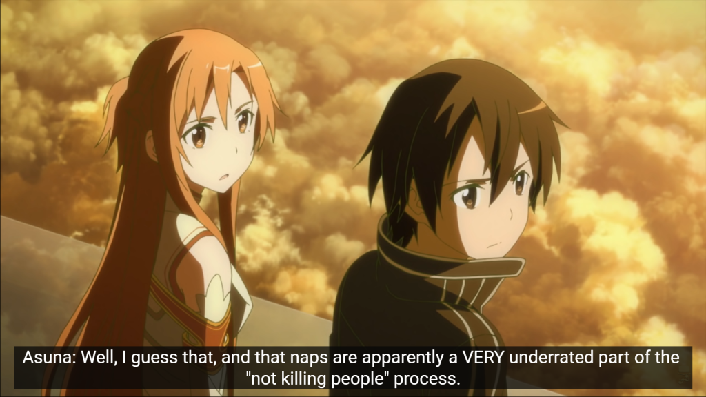 Everything Wrong With Sword Art Online — 28: In S1E4 Kirito talks